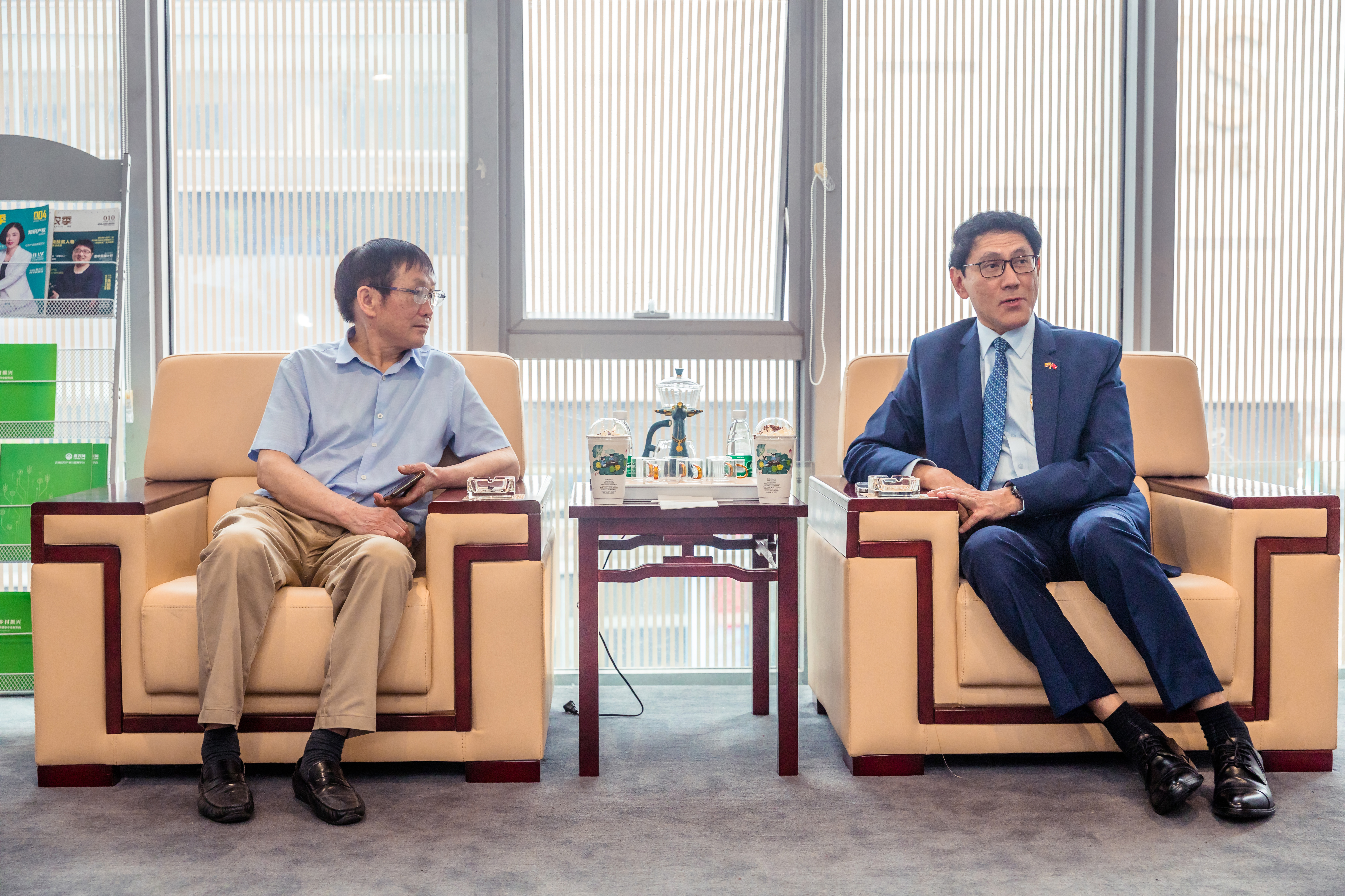 緬甸駐華大使苗丹佩考察惠農網:期待雙方農產品貿易合作