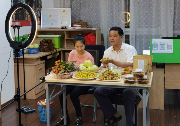 惠農(nóng)網(wǎng)培育“農(nóng)民主播” 廣東英德果農(nóng)年銷400萬(wàn)